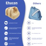Ehucon Heel Protector Bed Sore Pillow Cushion for Pressure Sores,Heel protection Foot Wedge Pillow for Bedridden Patients Supplies, Ankle Pillow Heel Protectors for Heel Pain - Image 5