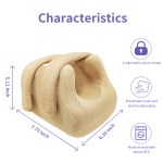 Ehucon Heel Protector Bed Sore Pillow Cushion for Pressure Sores,Heel protection Foot Wedge Pillow for Bedridden Patients Supplies, Ankle Pillow Heel Protectors for Heel Pain - Image 6