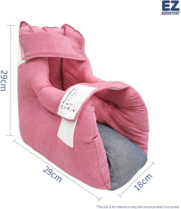 Heel Protectors for pressure sores, Heel Cushion with High Resilience Foam for Remove Pressure, Foot Pillow for Pressure Ulcer (Red 1 Count) - Image 2