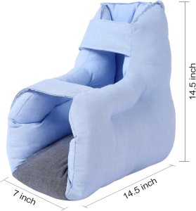 Heel Protectors for Pressure Sores in Bed and Heel Protectors for Bed Sores, Heel Cushions for Heel Pain Relief, Foot Heel Pillows for Bedridden Patients Supplies with Laundry Bag - Image 2