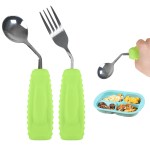 Angled Spoon & Fork Set